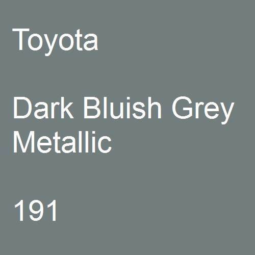 Toyota, Dark Bluish Grey Metallic, 191.